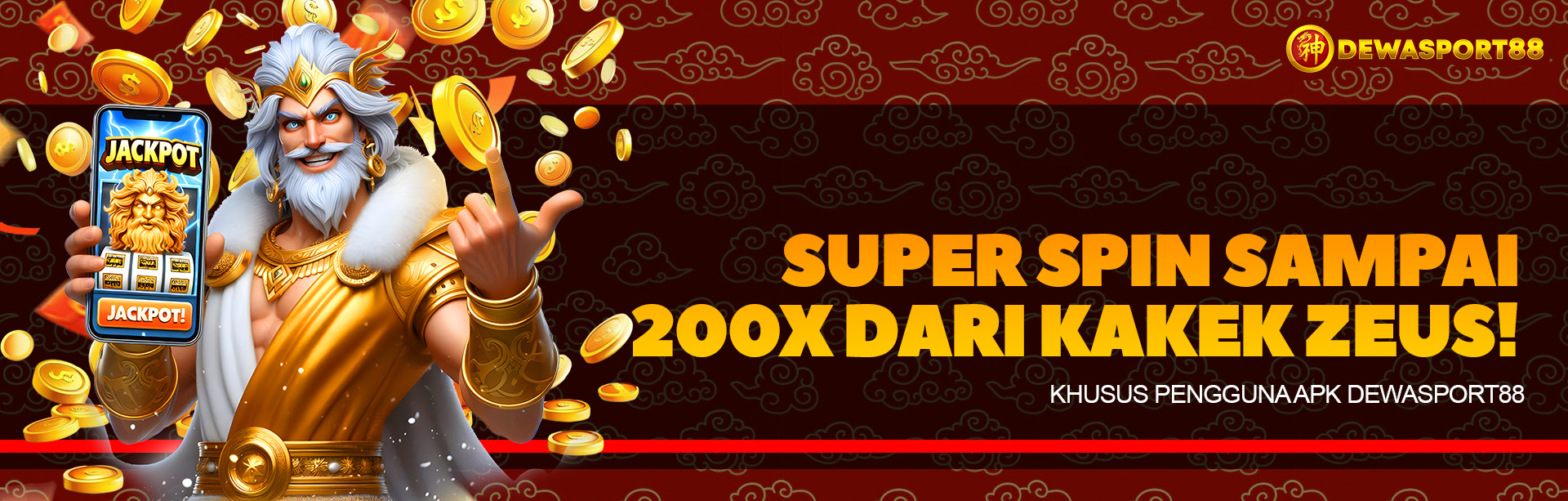 Super Spin Sampai 200x Dari Kakek Zeus