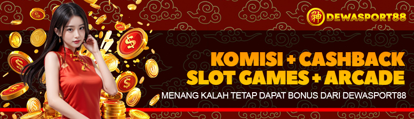 Komisi + Cashback Slot & Aracade