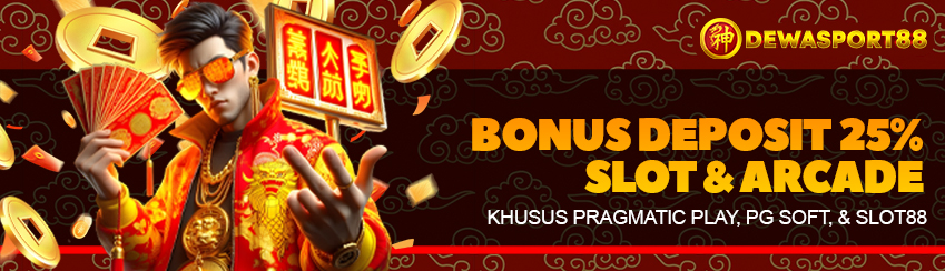 Bonus Deposit Harian 25% Slot & Arcade